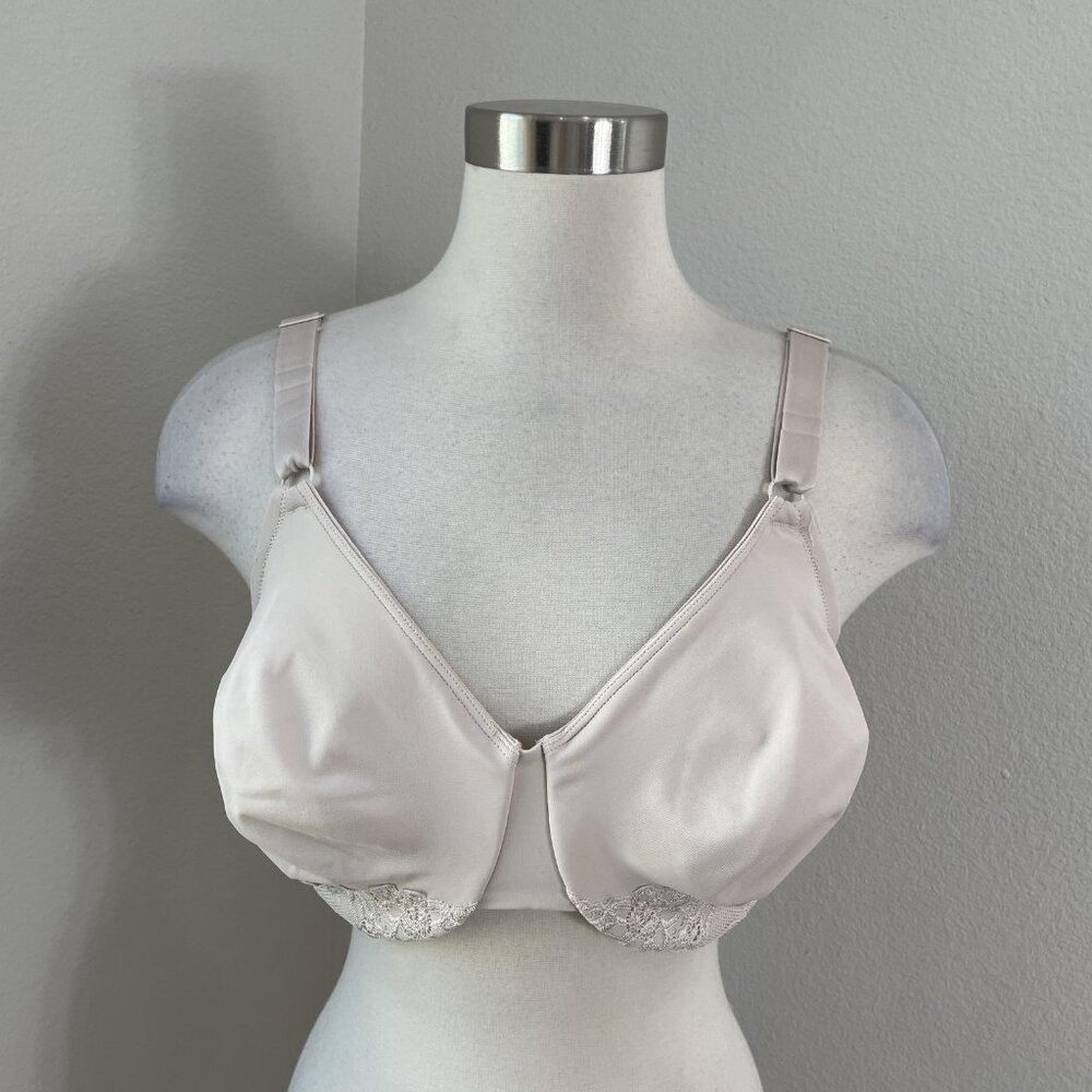 Olga by Warner's Bra Womens 40DD Beige Nude Gentle Lift Underwire GK50010 Lace
